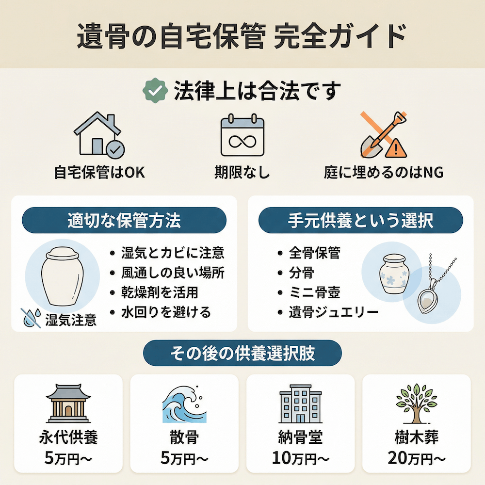 遺骨の自宅保管完全ガイド