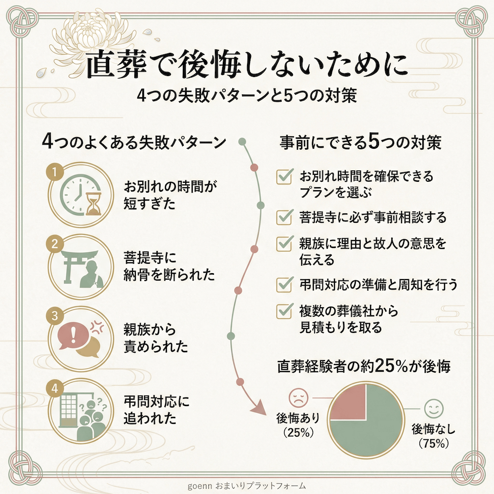 直葬で後悔しないために