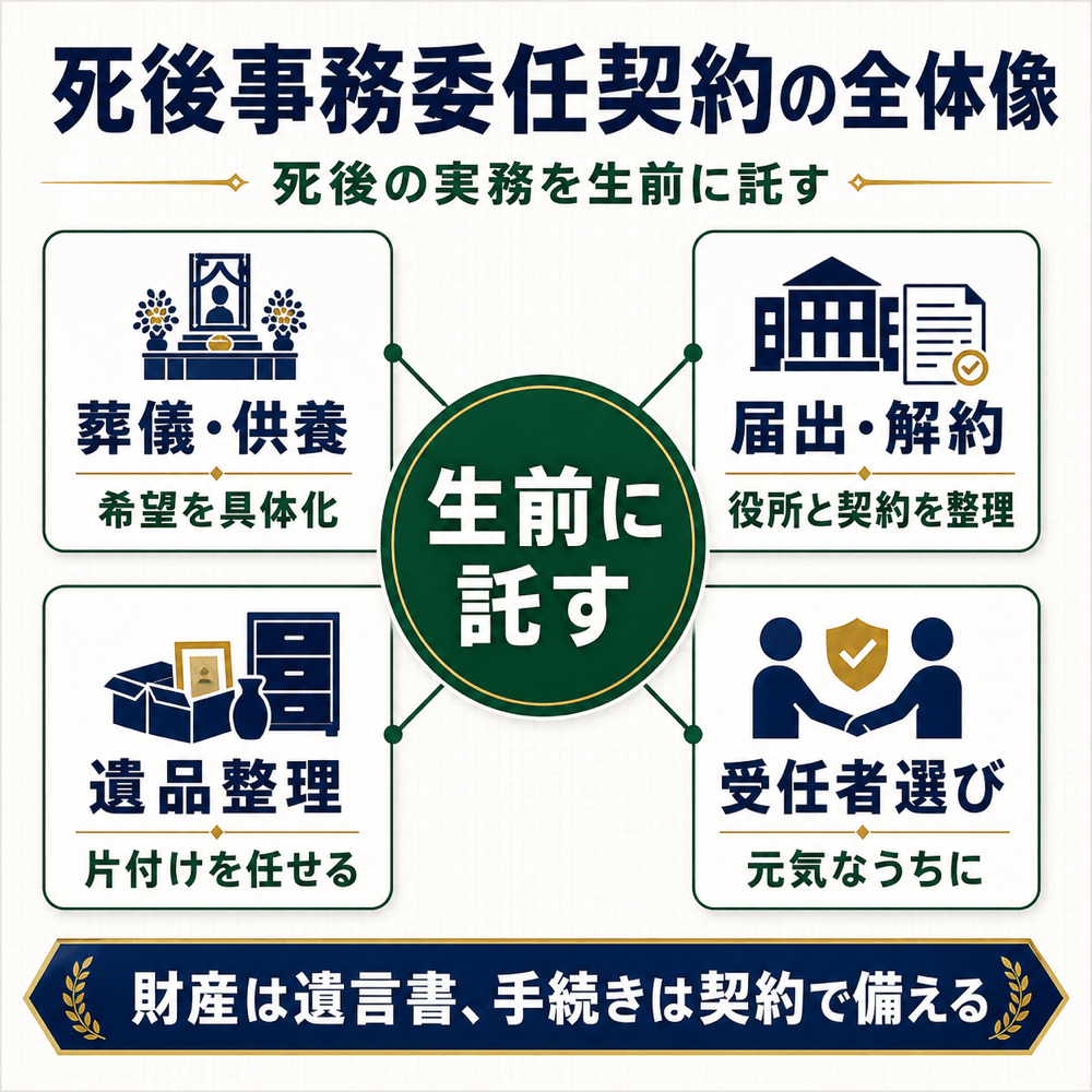 死後事務委任契約の全体像