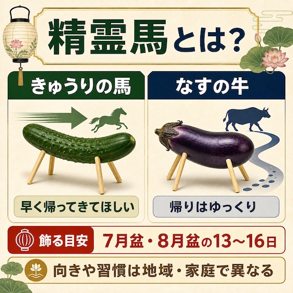 精霊馬とは
